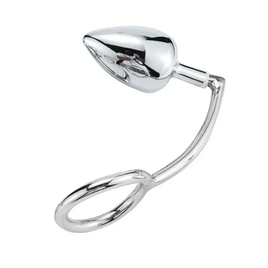 Anal Hooks with Cock Steel Anal 4663 Set Hook DiscreetChoice Ring Stainless 0929